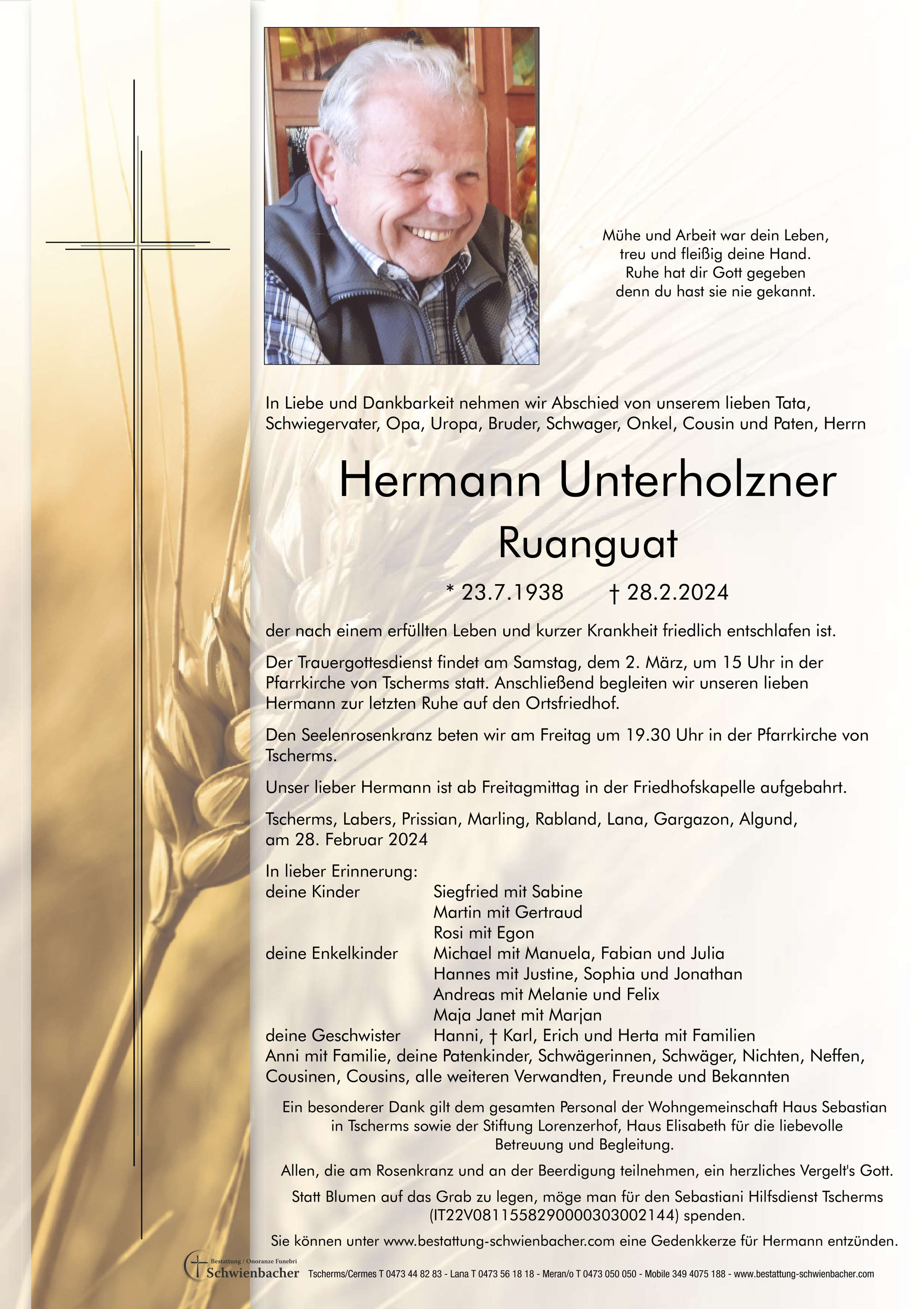 Parte: Hermann Unterholzner 
