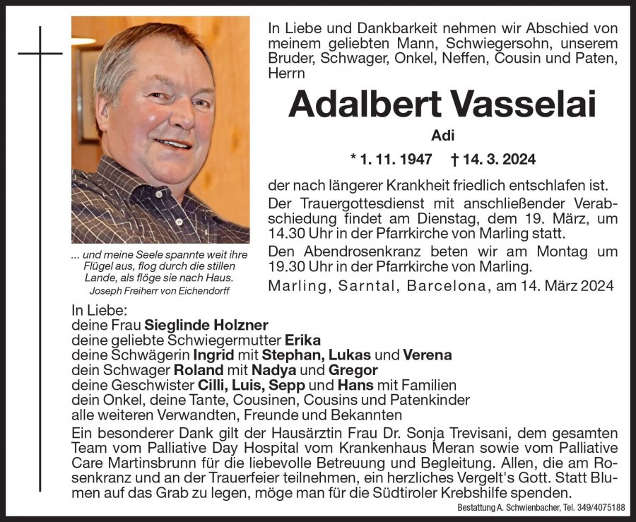 Medien: Adalbert Vasselai