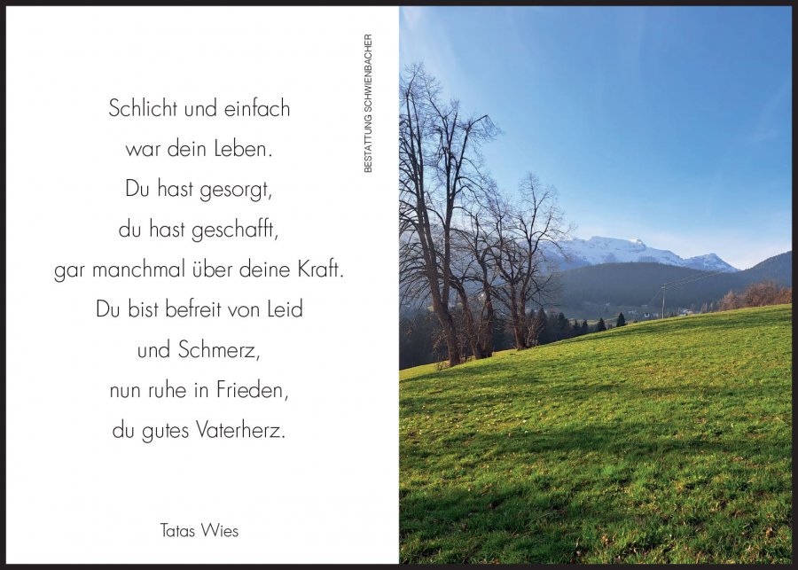 Sterbebild: Peter Tumpfer