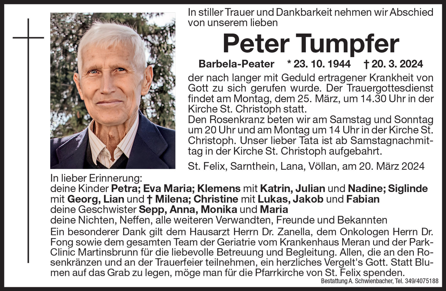 Medien: Peter Tumpfer