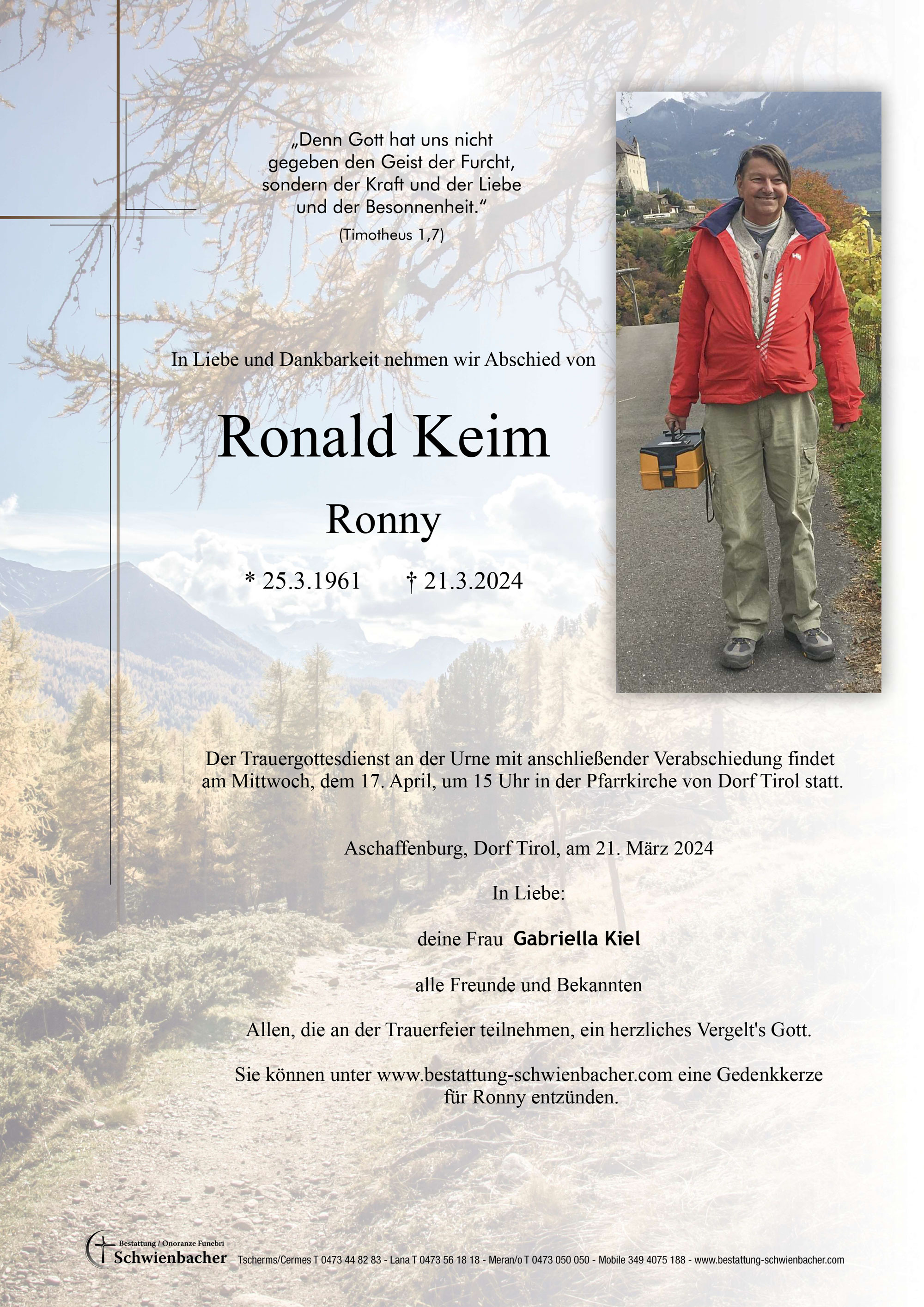 Parte: Ronald Keim 