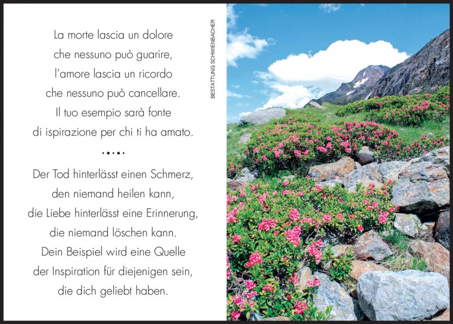 Sterbebild: Carlo Lorenzetti