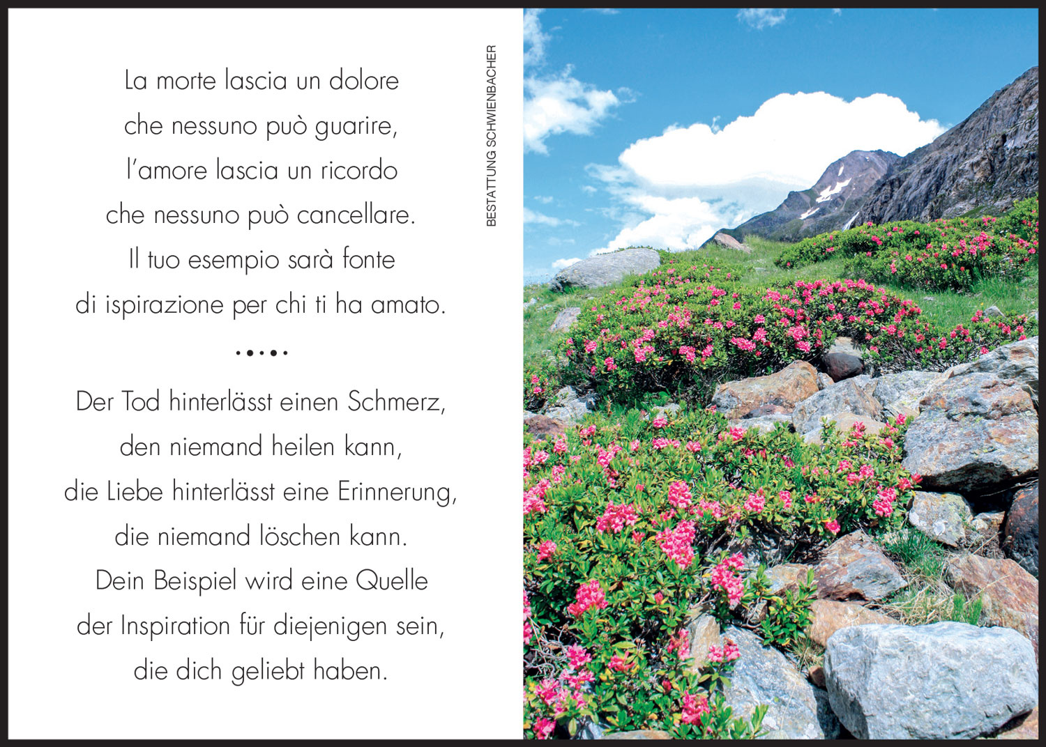 Sterbebild: Carlo Lorenzetti