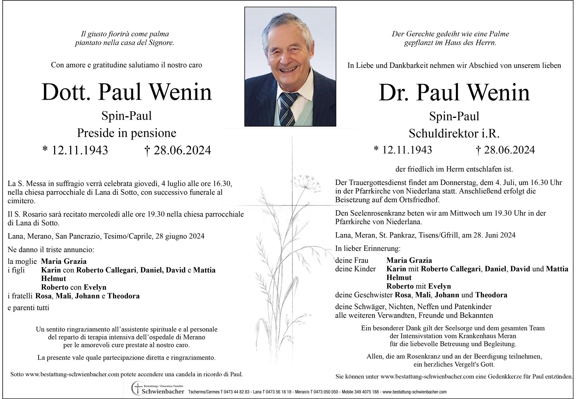 Parte: Dr. Paul Wenin