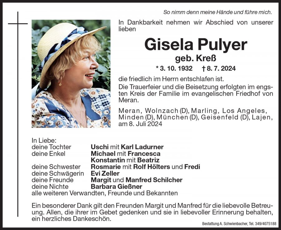 Medien: Gisela Pulyer geb. Kreß