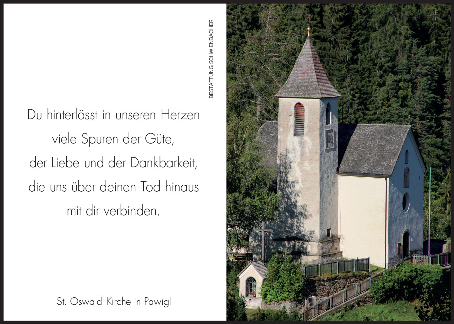 Sterbebild: Hans Pircher