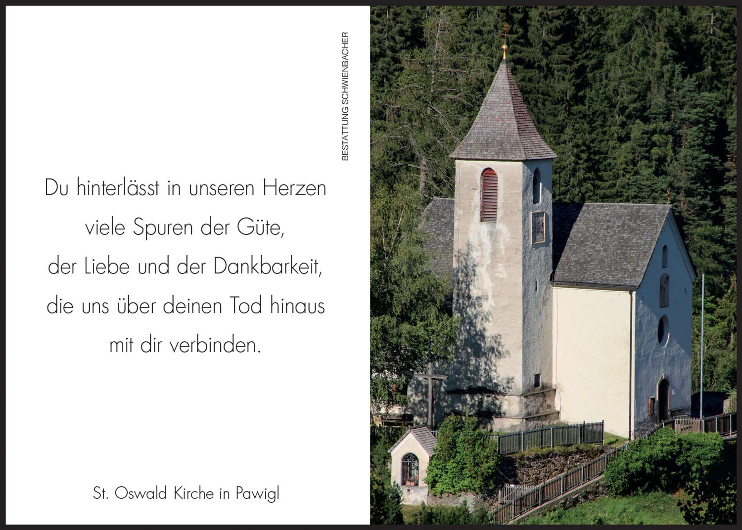 Sterbebild: Hans Pircher