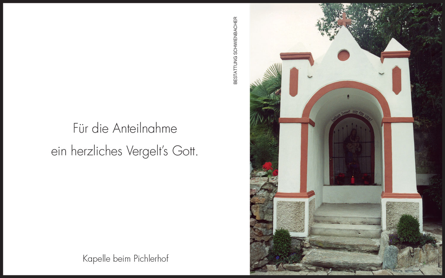 Sterbebild: Franz Gamper