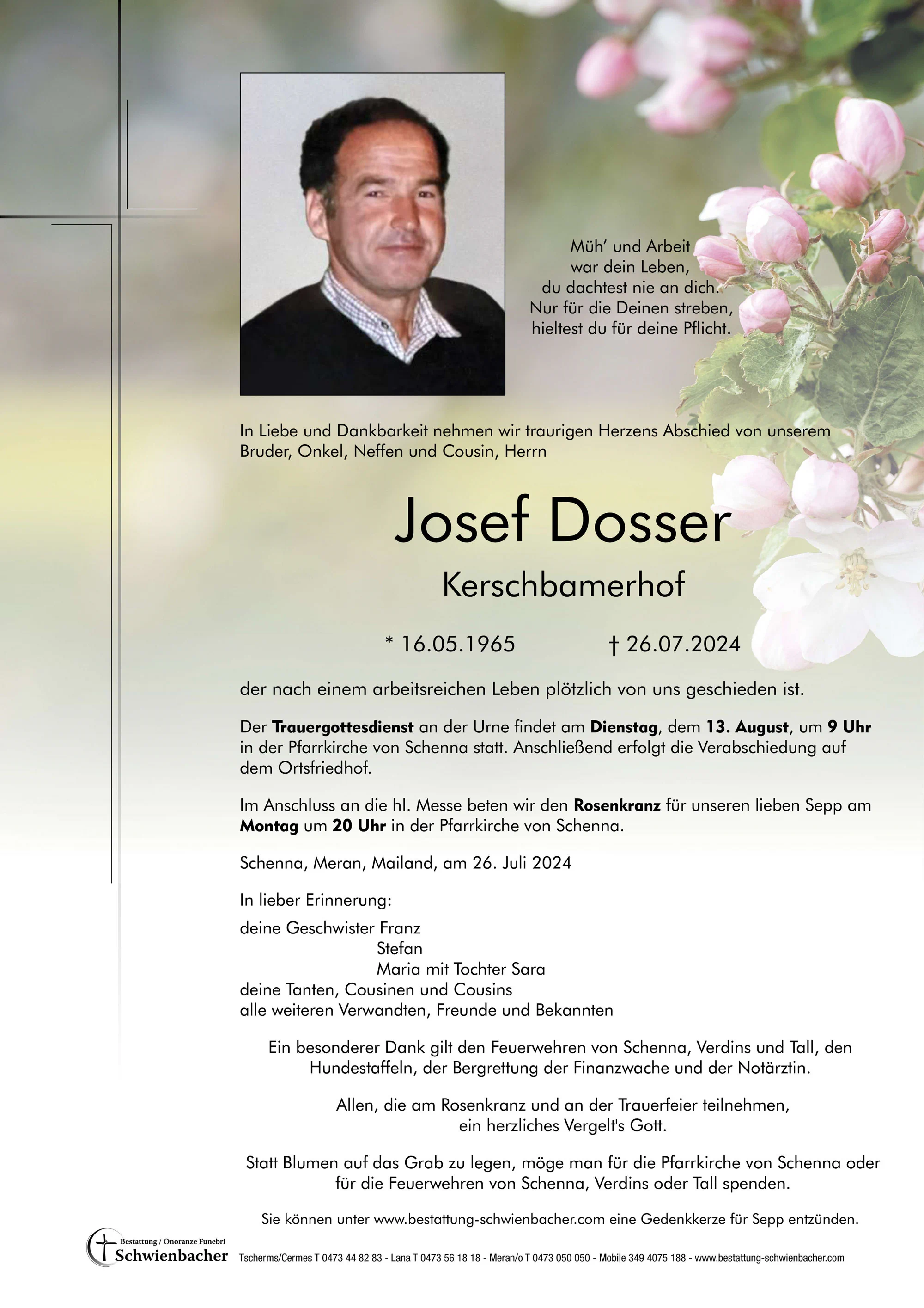 Parte: Josef Dosser