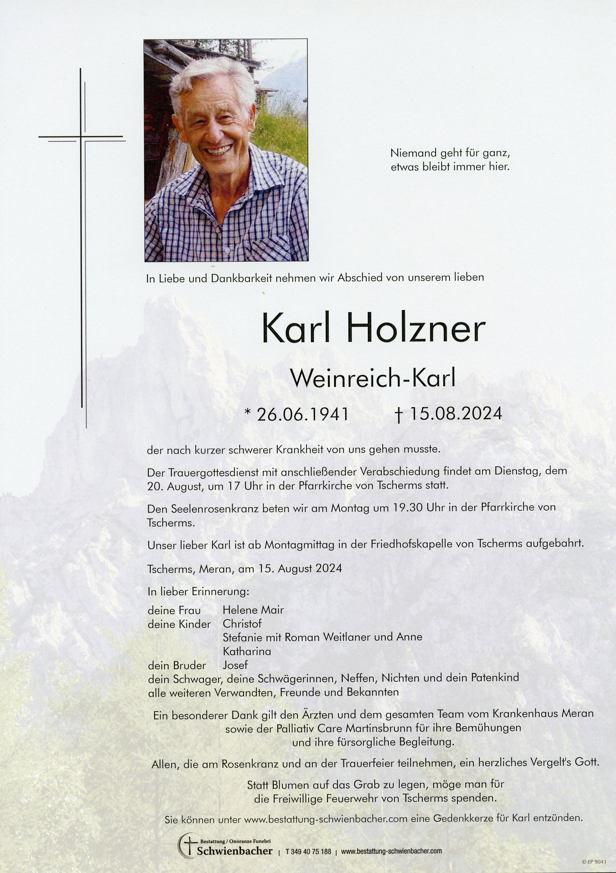 Parte: Karl Holzner 