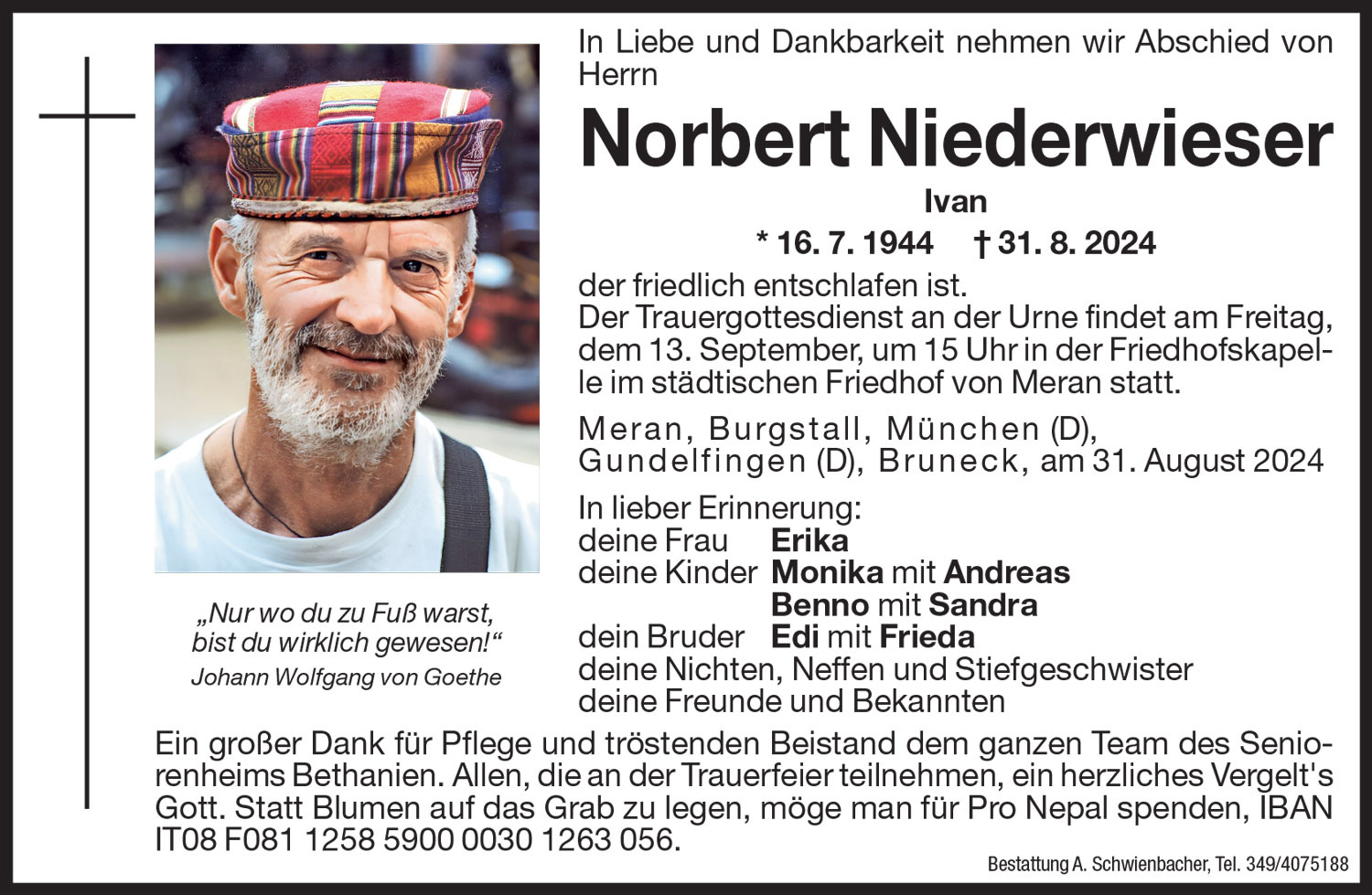 Medien: Norbert Niederwieser