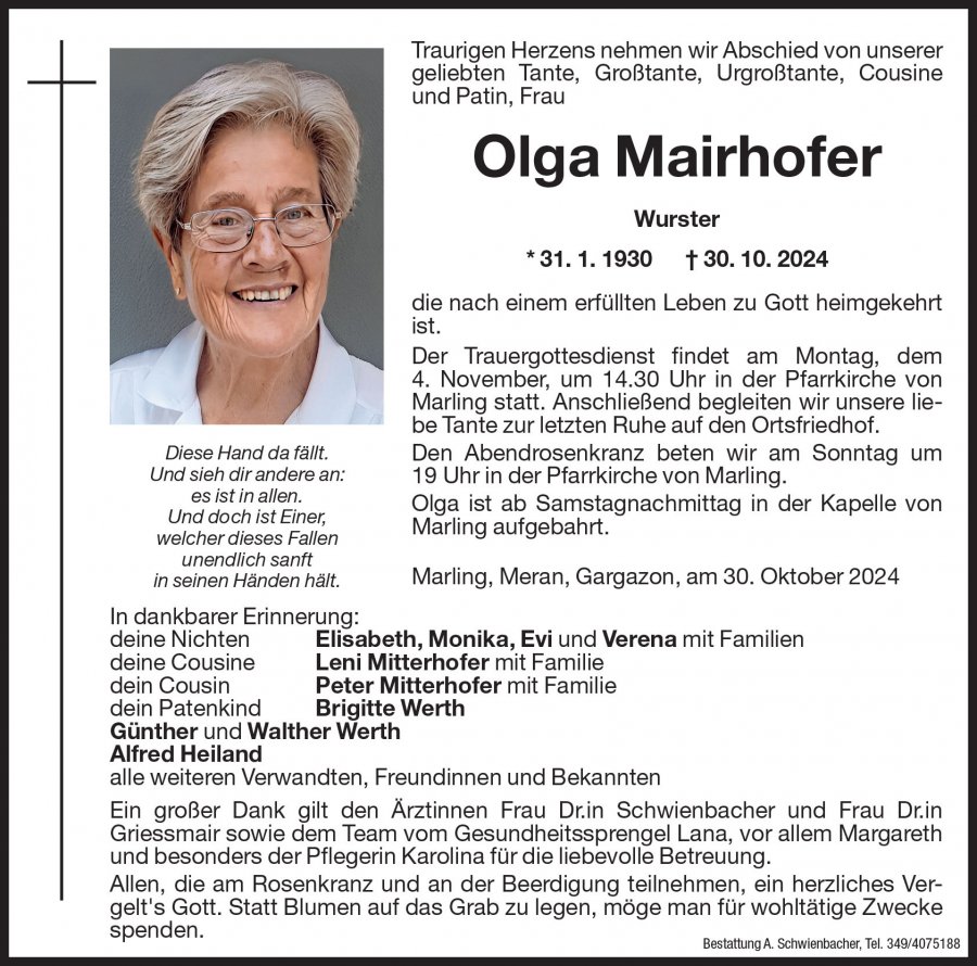 Medien: Olga Mairhofer