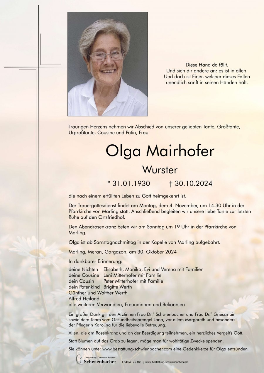 Parte: Olga Mairhofer