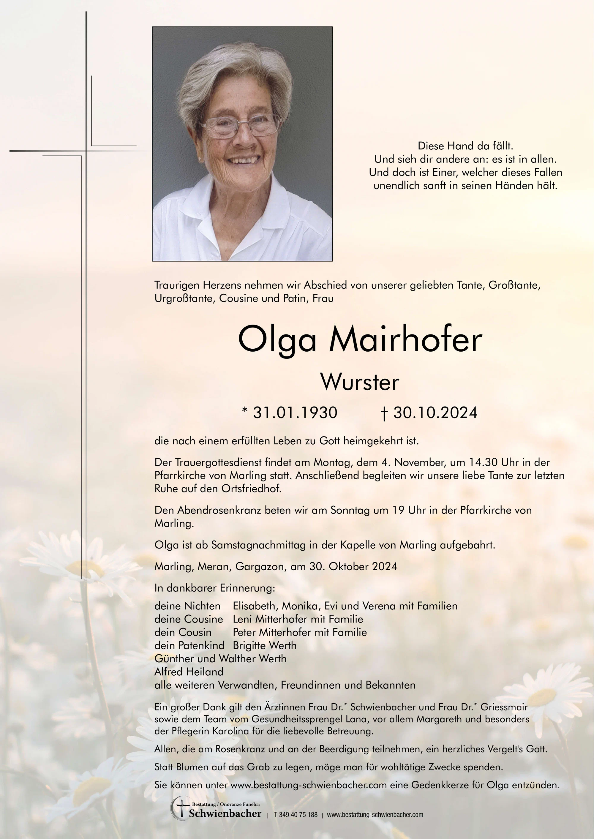 Parte: Olga Mairhofer