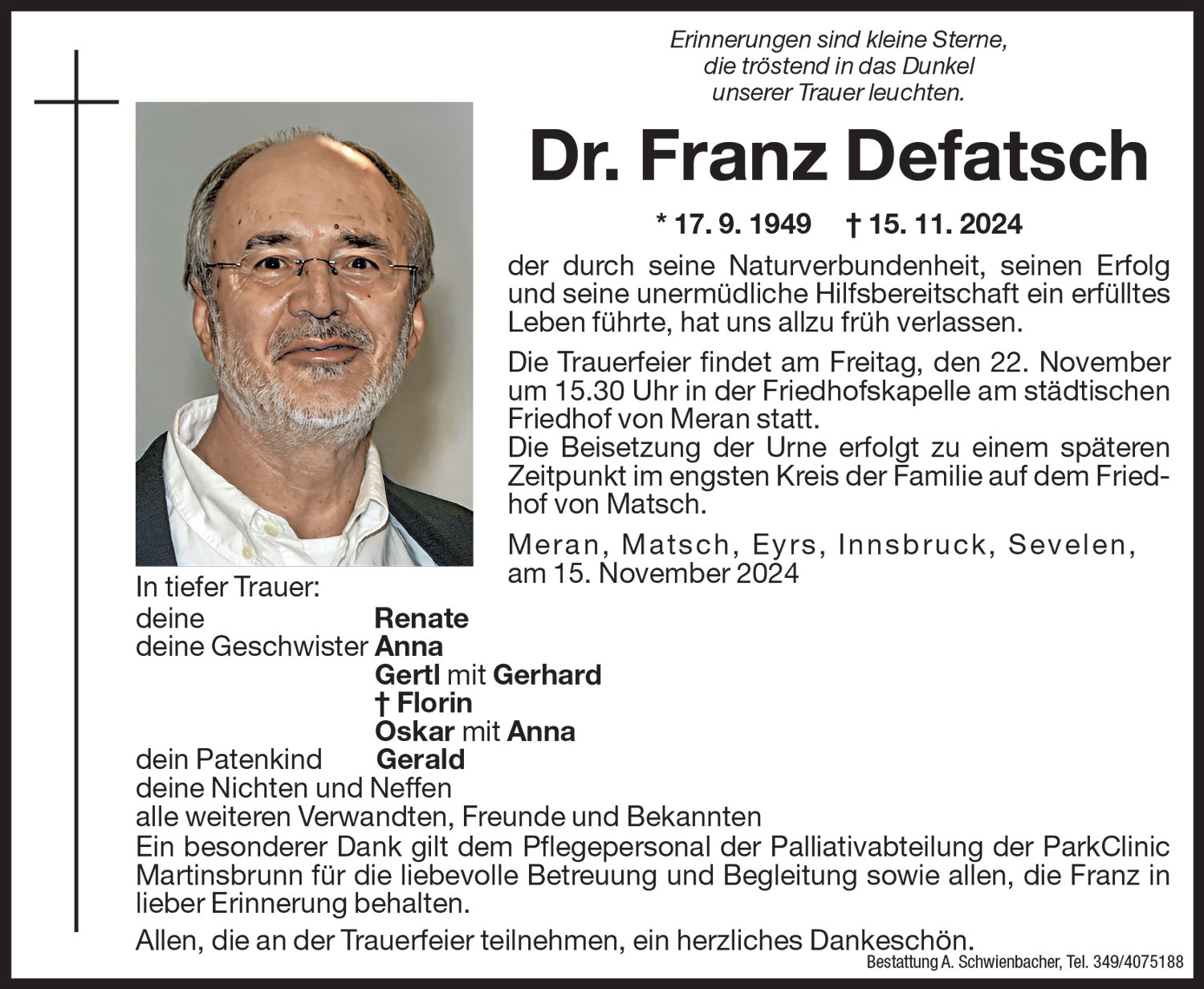 Medien: Franz Defatsch
