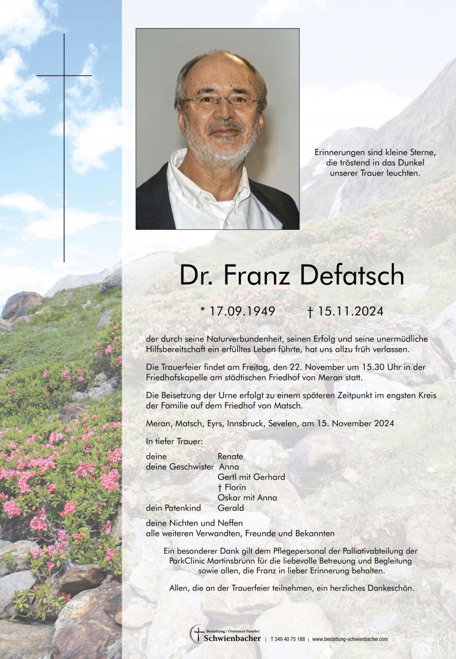 Parte: Franz Defatsch