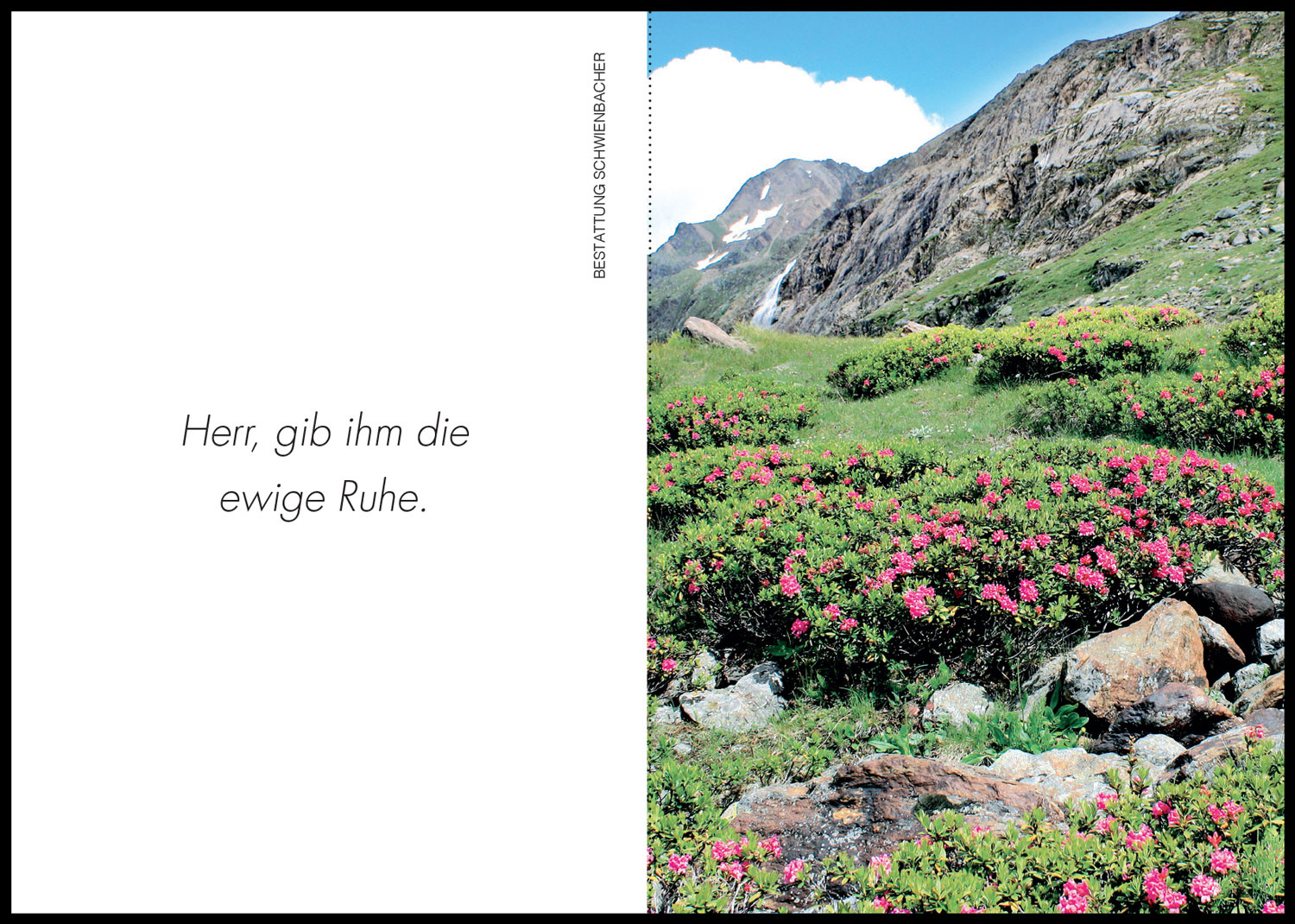 Sterbebild: Markus Menghin