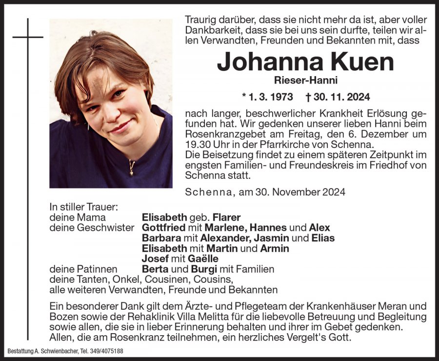Medien: Johanna Kuen