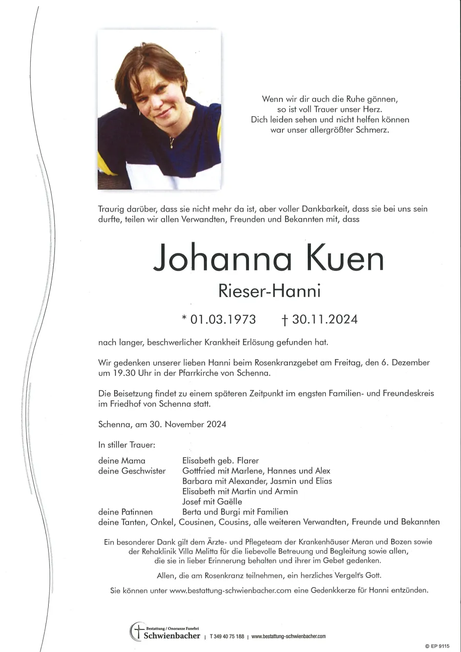 Parte: Johanna Kuen
