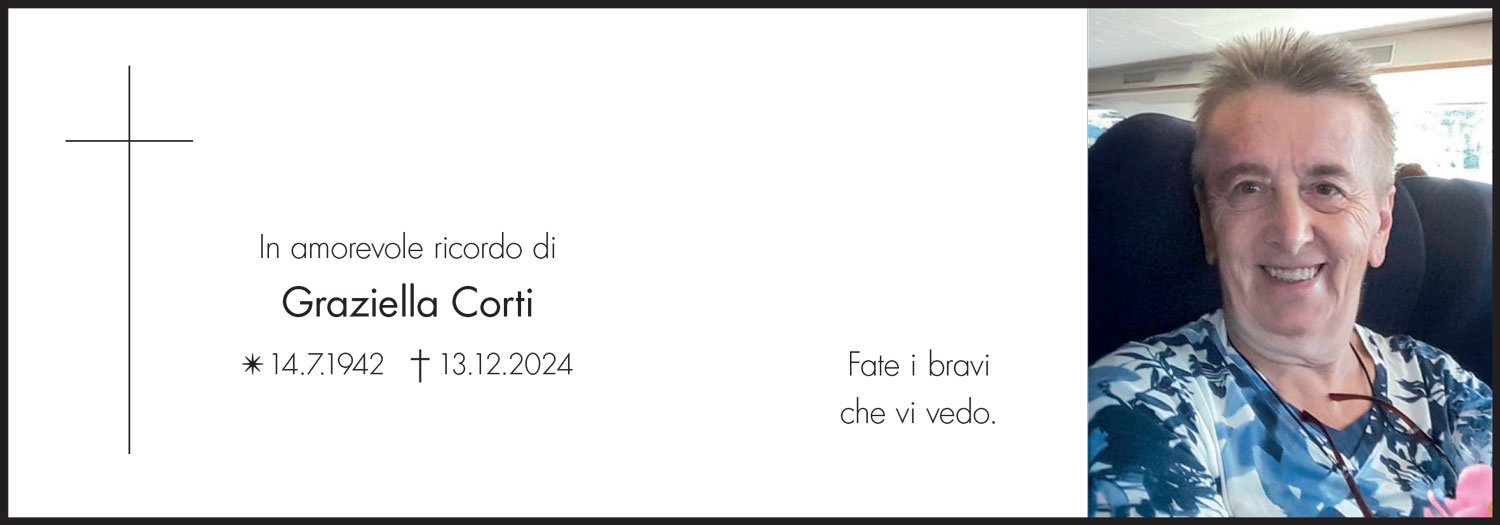 Sterbebild: Graziella ved. Boscarato nata Corti