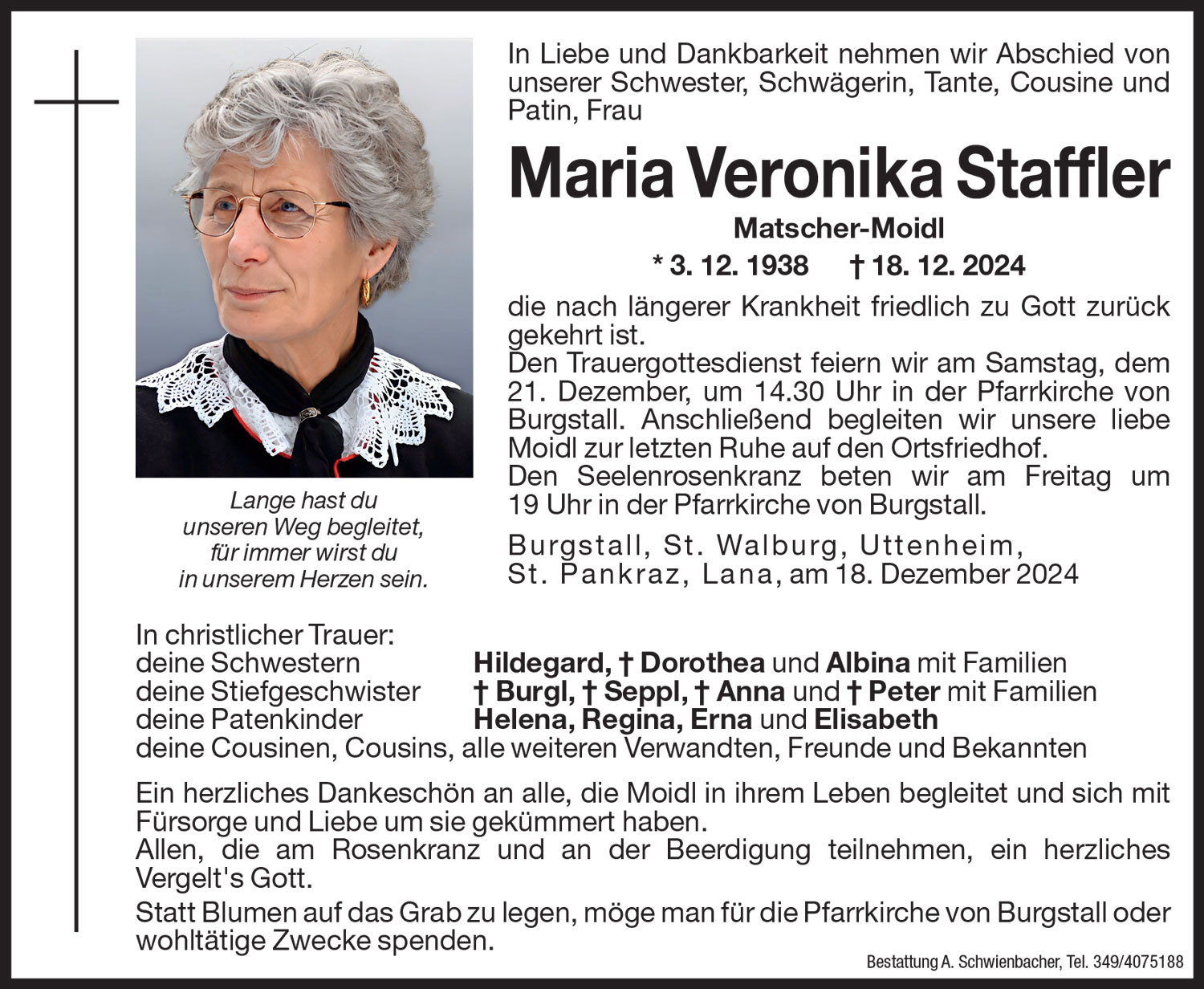 Medien: Maria Veronika Staffler
