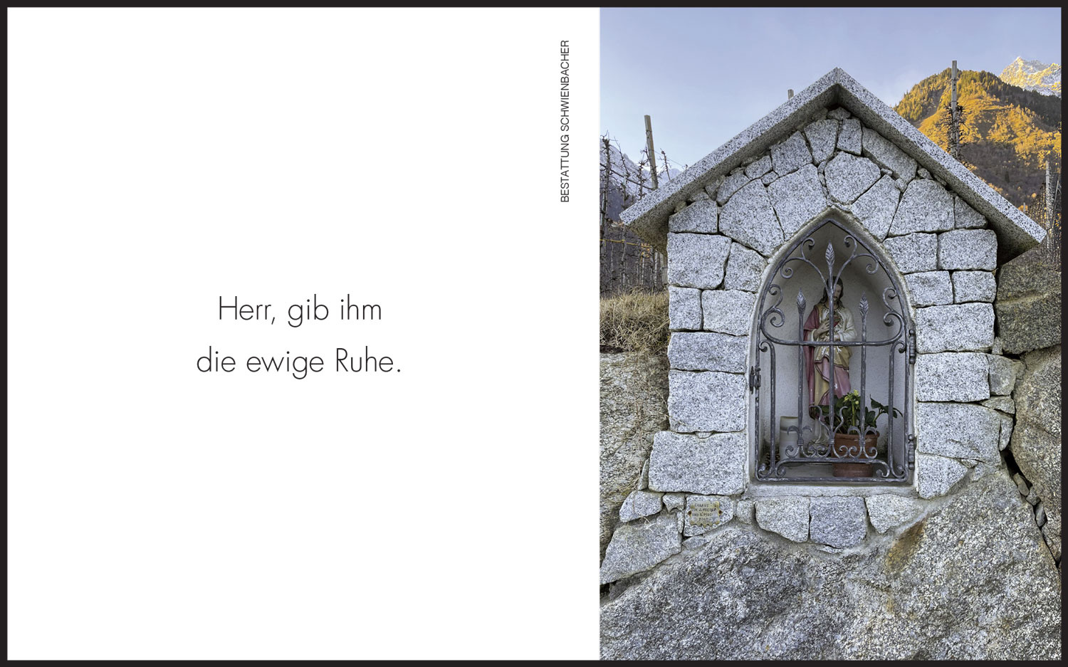 Sterbebild: Josef Hueber