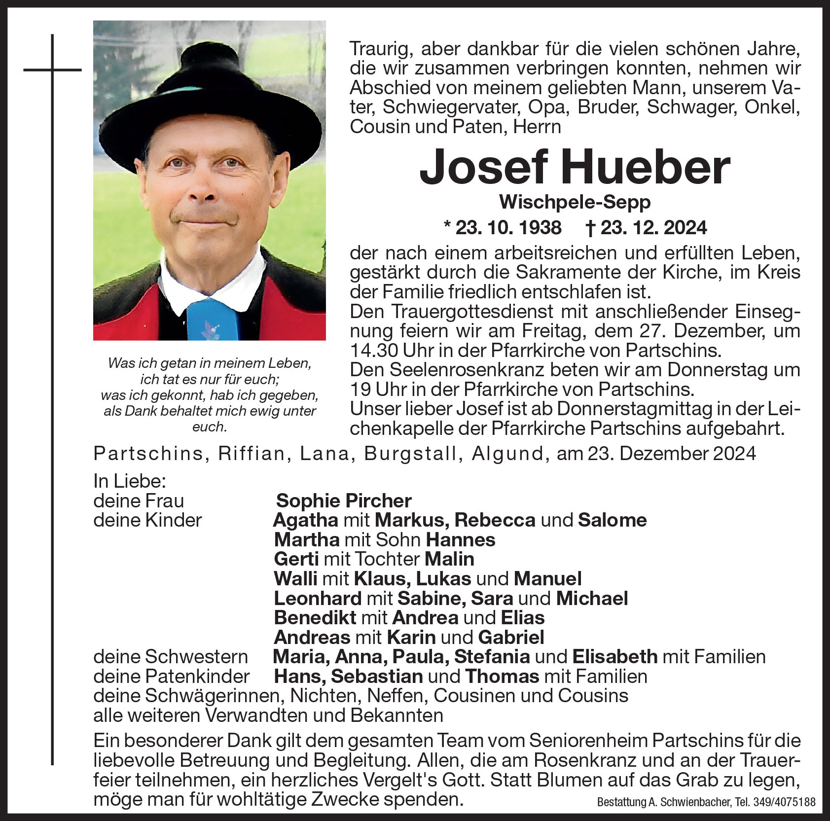 Medien: Josef Hueber
