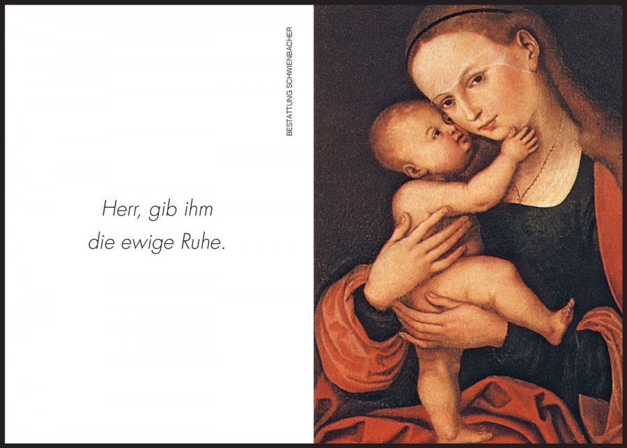 Sterbebild: Josef Gruber