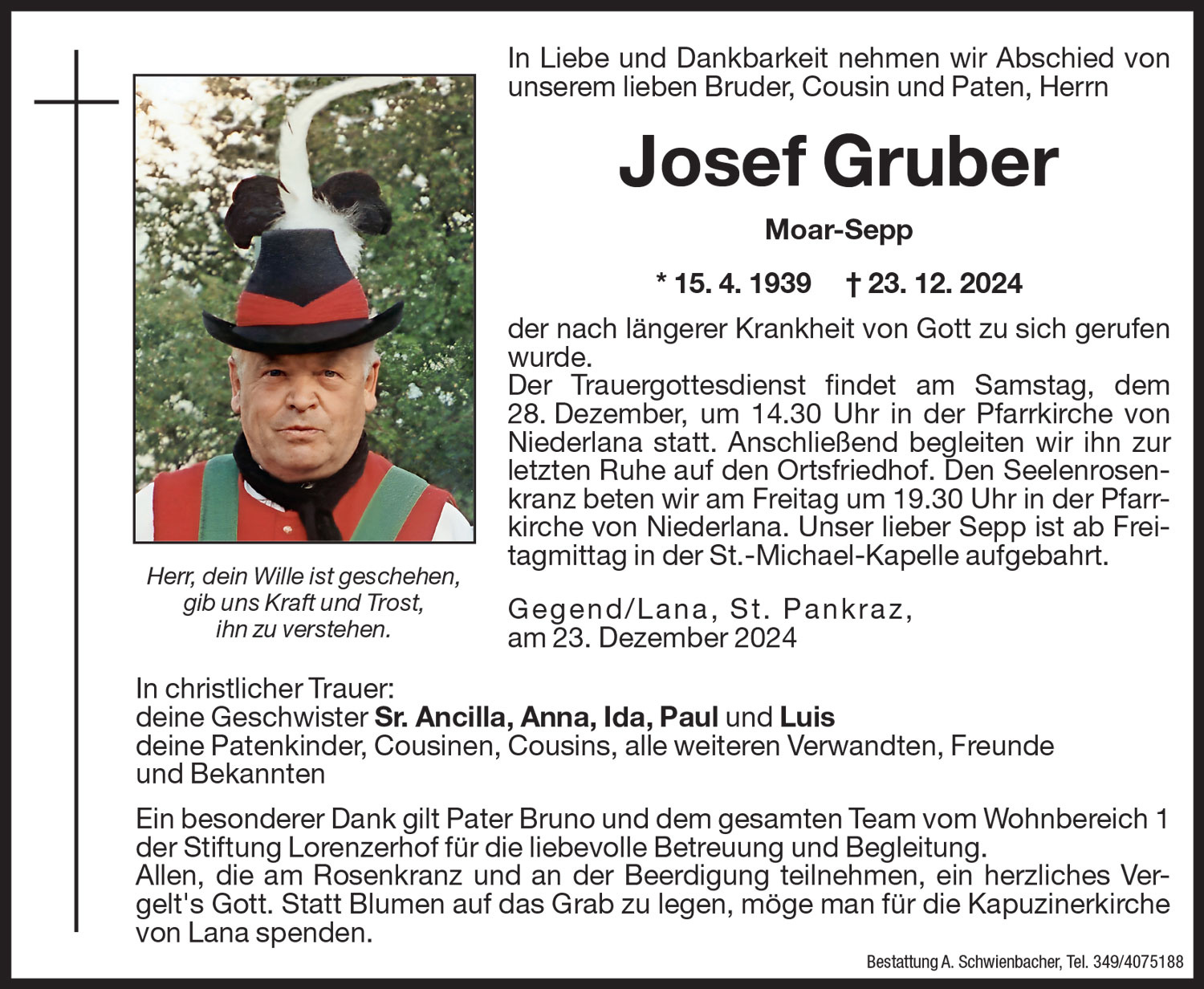Medien: Josef Gruber
