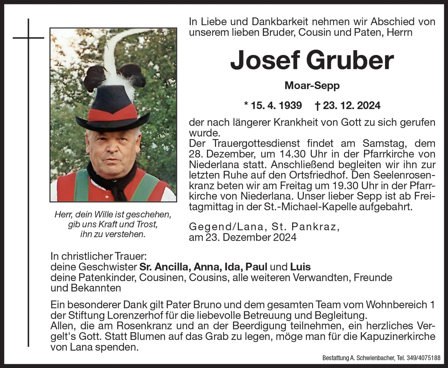 Medien: Josef Gruber