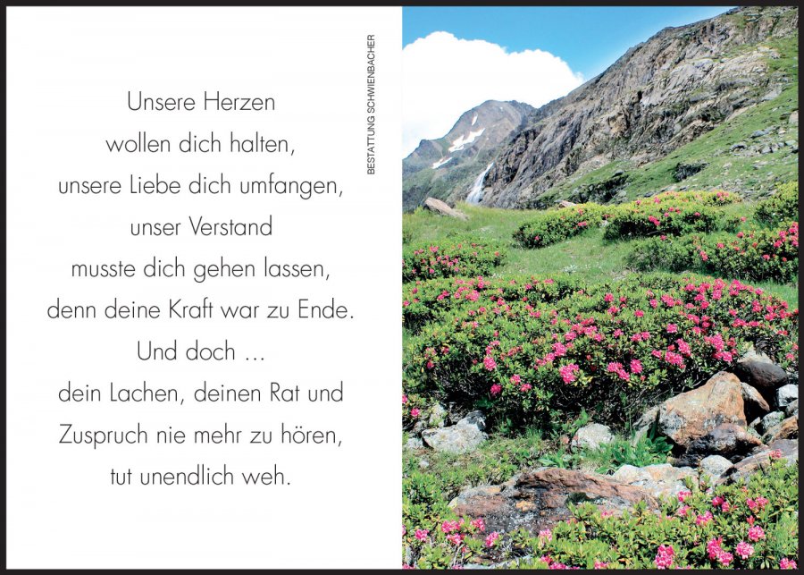 Sterbebild: Karl Gamper