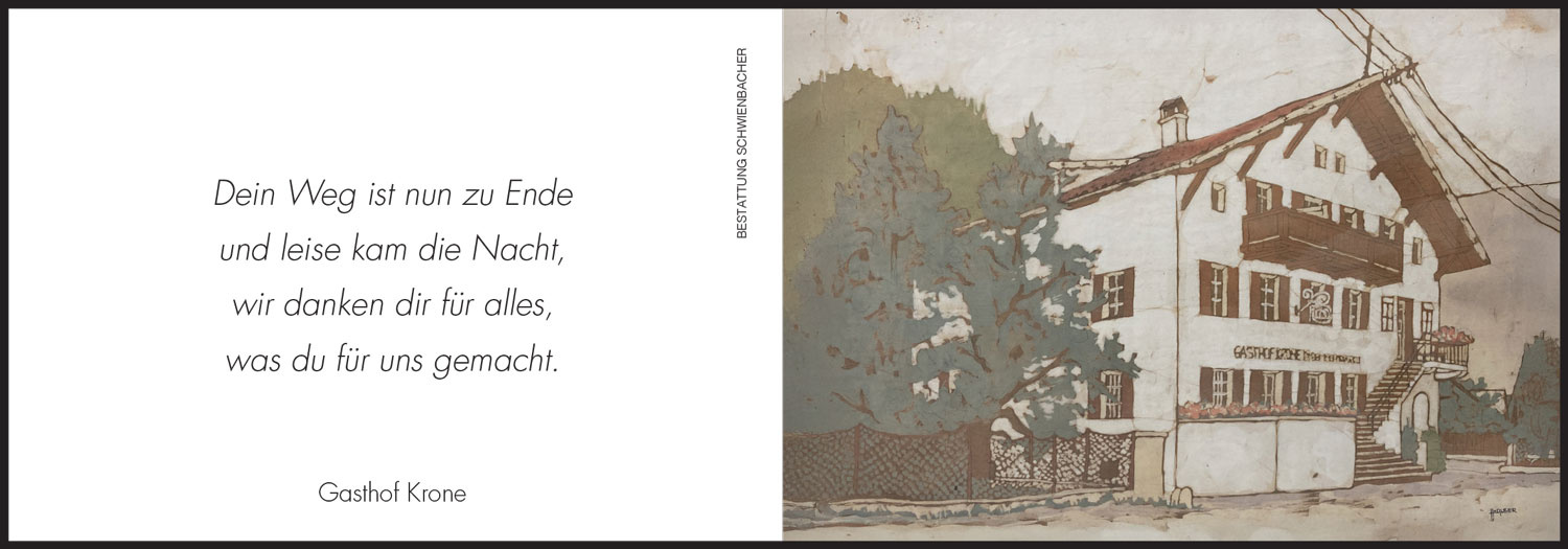 Sterbebild: Martin Alber