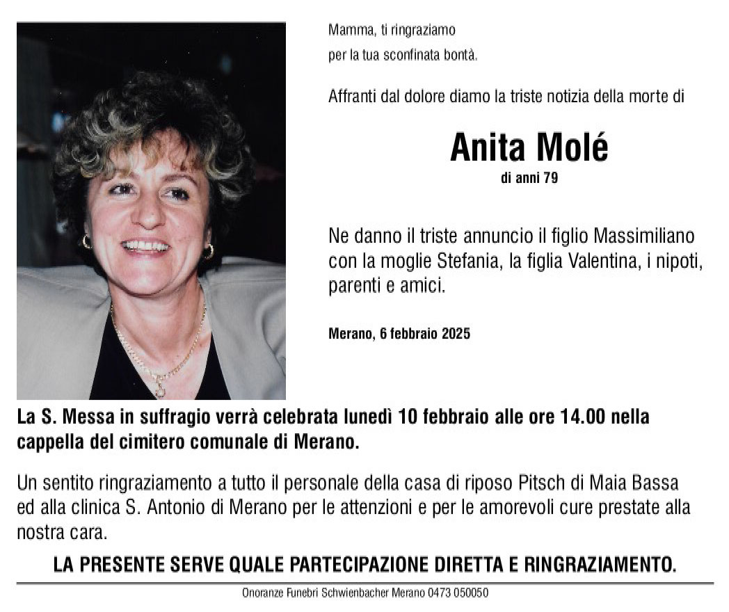Medien: Anita Molé