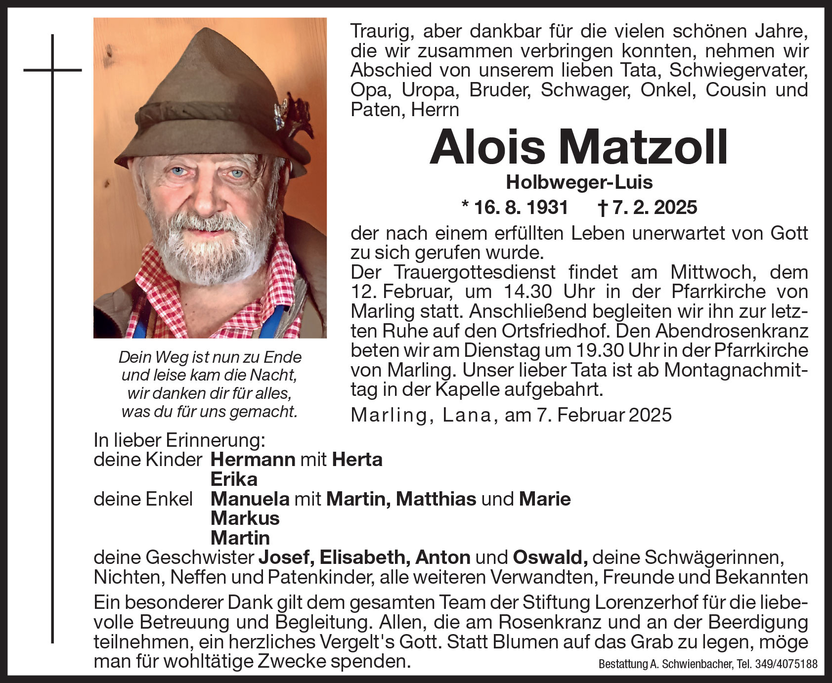 Medien: Alois Matzoll