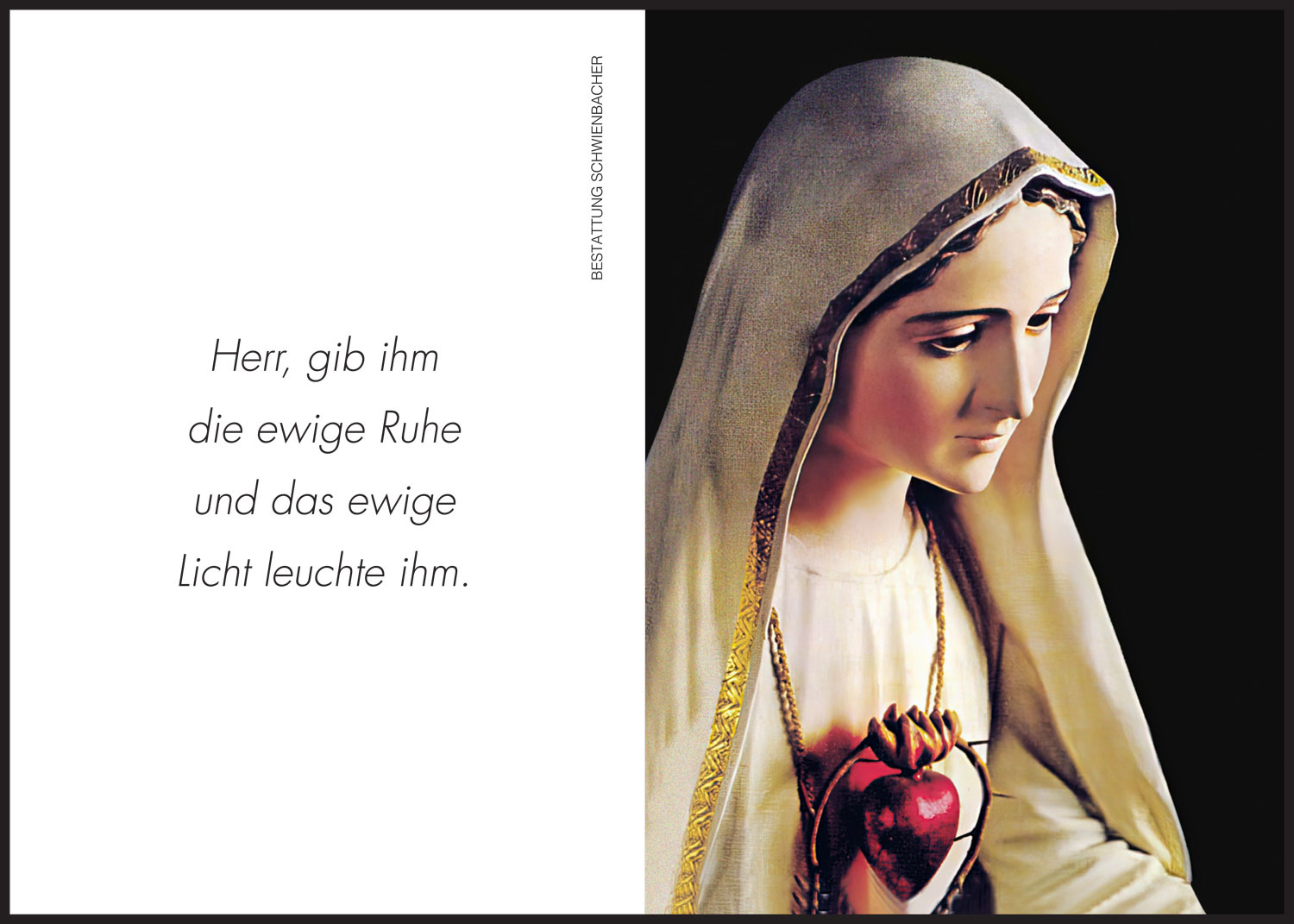 Sterbebild: Alois Tribus