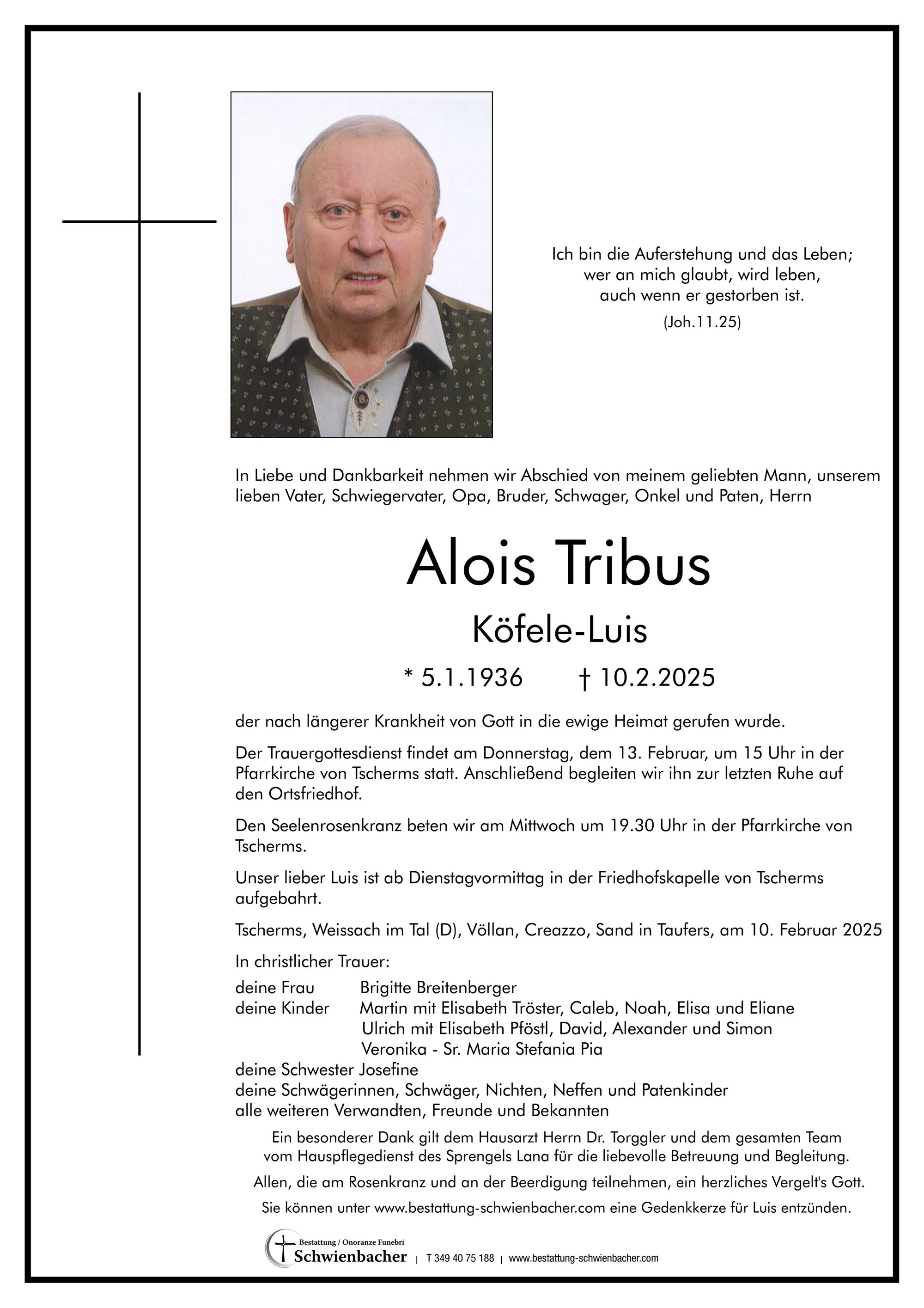 Parte: Alois Tribus