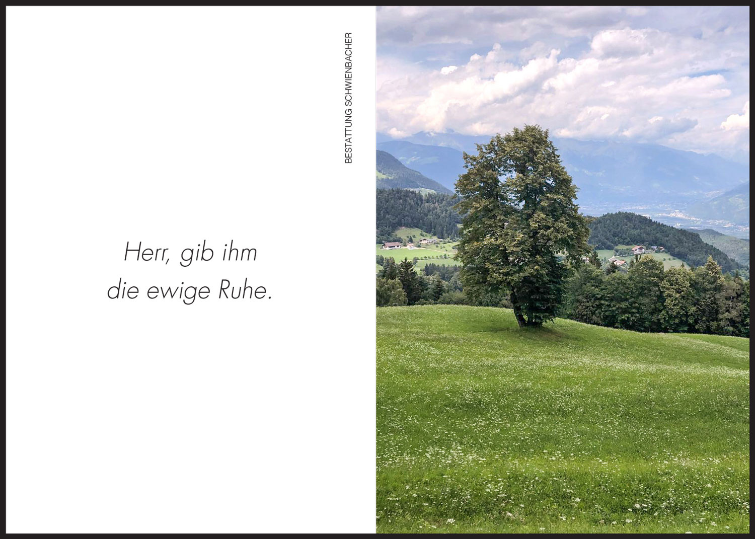 Sterbebild: Josef Thaler