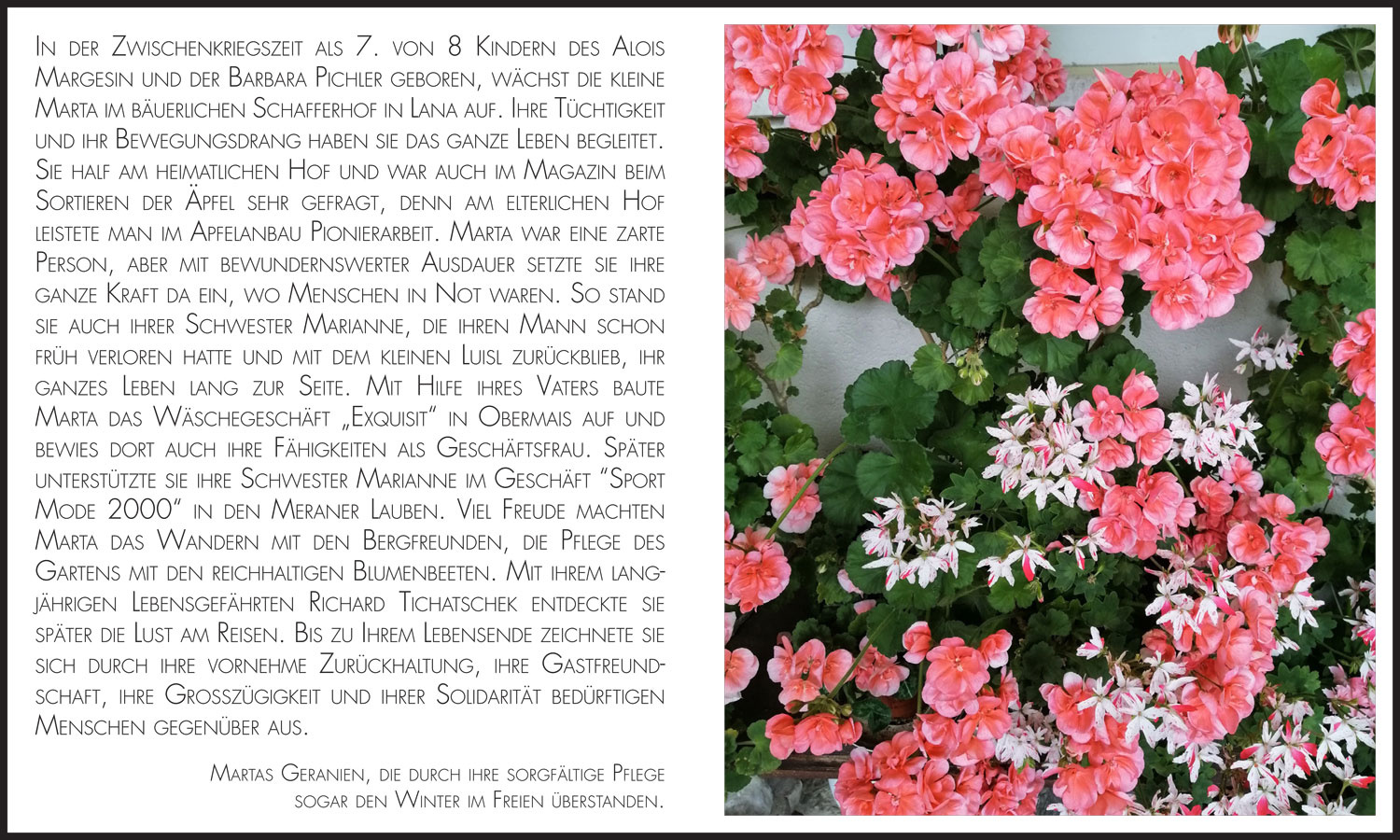 Sterbebild: Marta Margesin