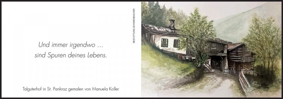 Sterbebild: Rudolf Windegger