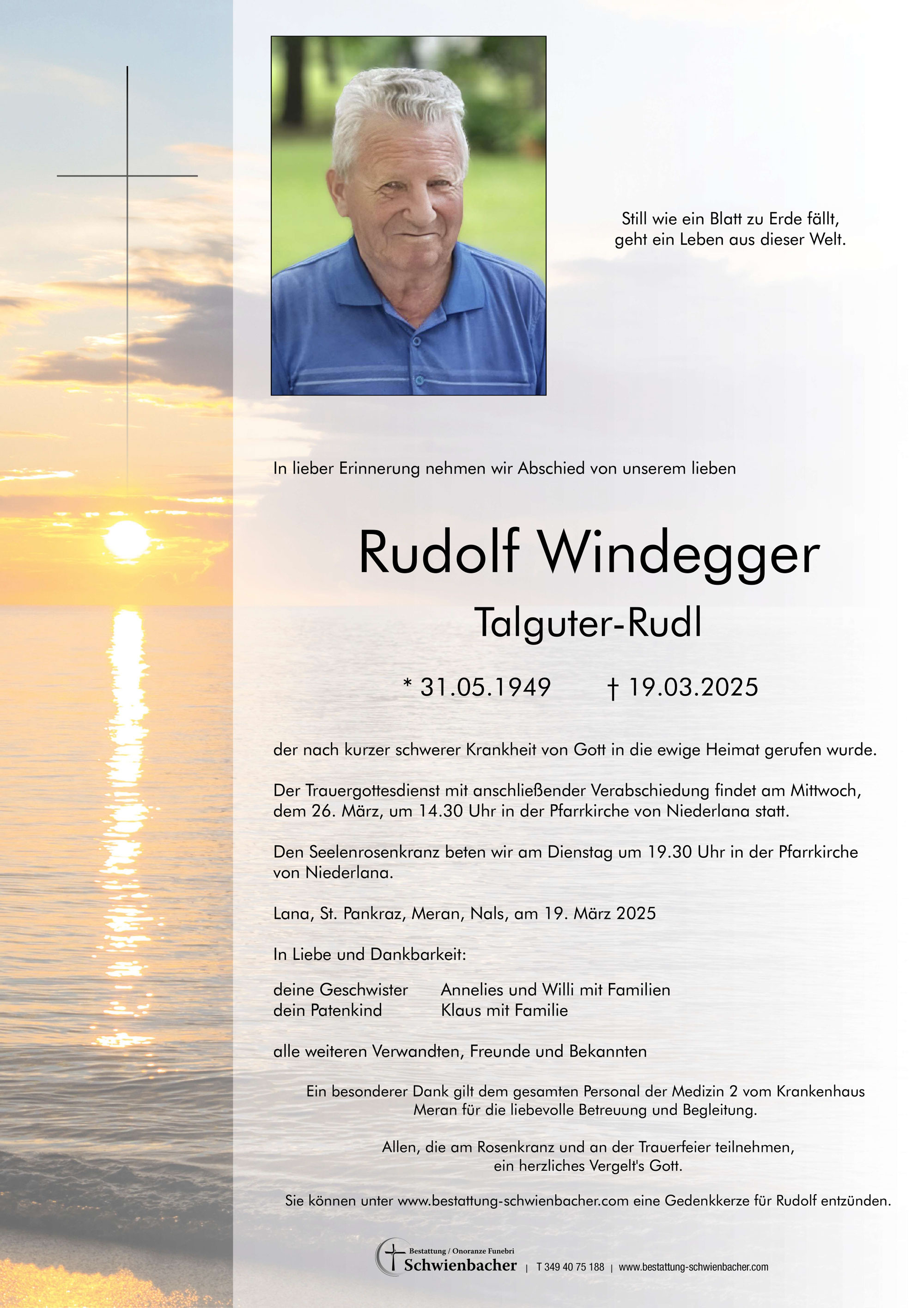 Parte: Rudolf Windegger 