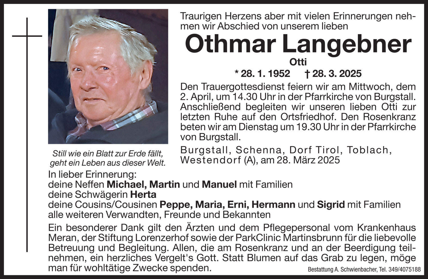 Medien: Othmar Langebner