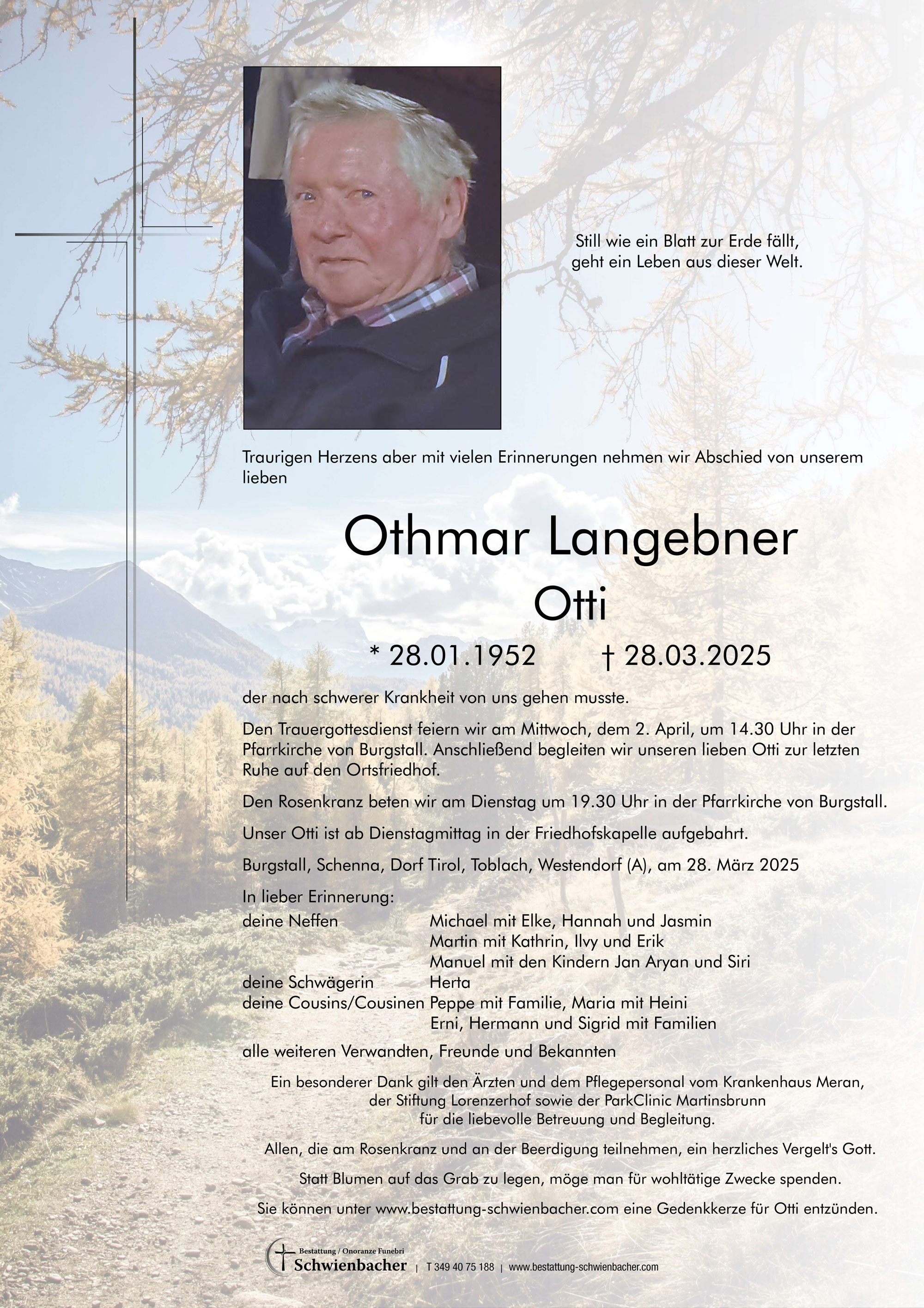 Parte: Othmar Langebner 