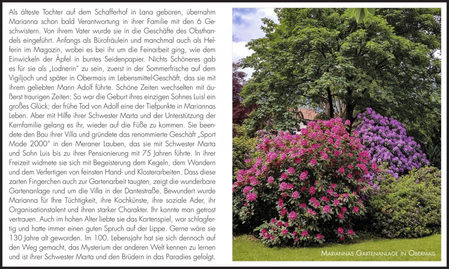 Sterbebild: Marianna Wwe. Klotz geb. Margesin