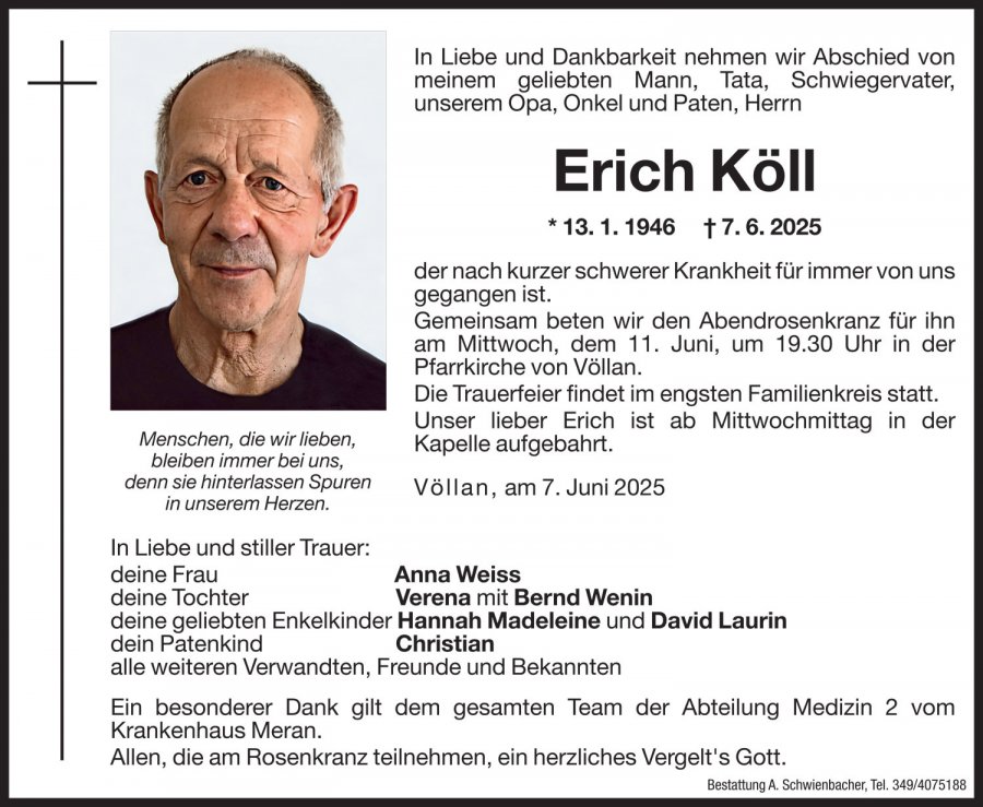 Medien: Erich Köll