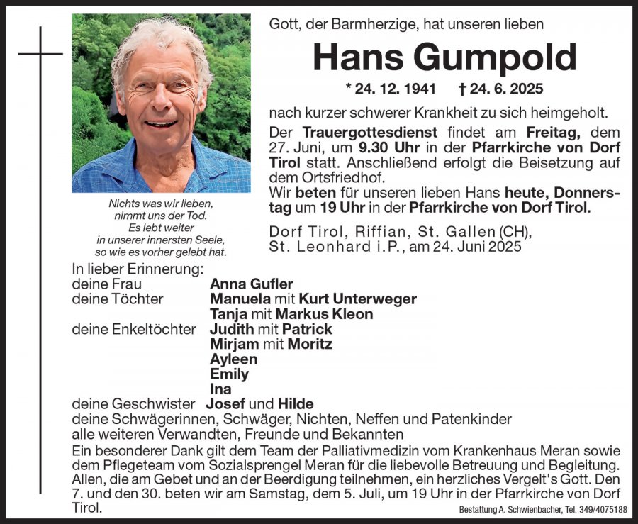 Medien: Hans Gumpold