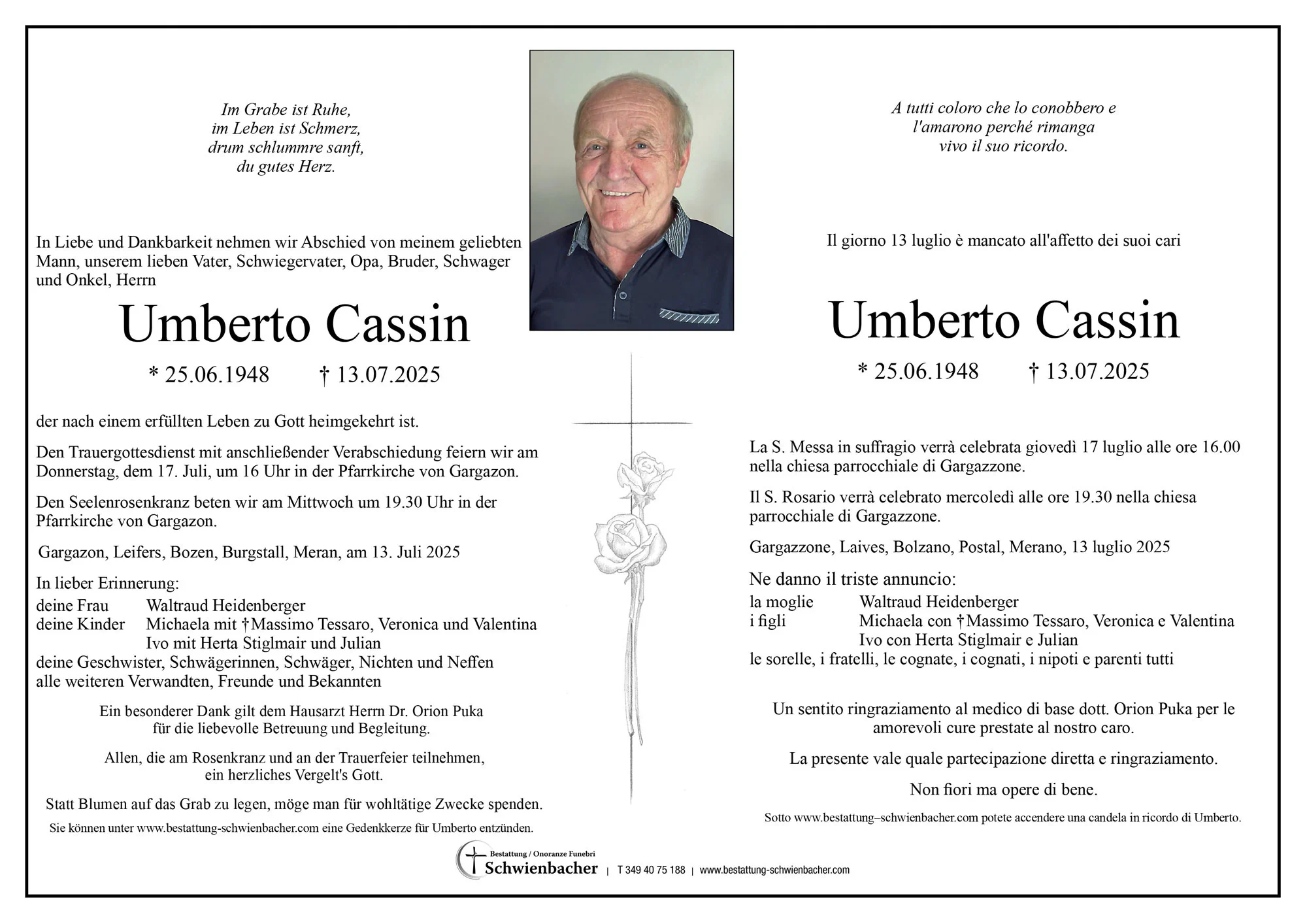 Parte: Umberto Cassin 