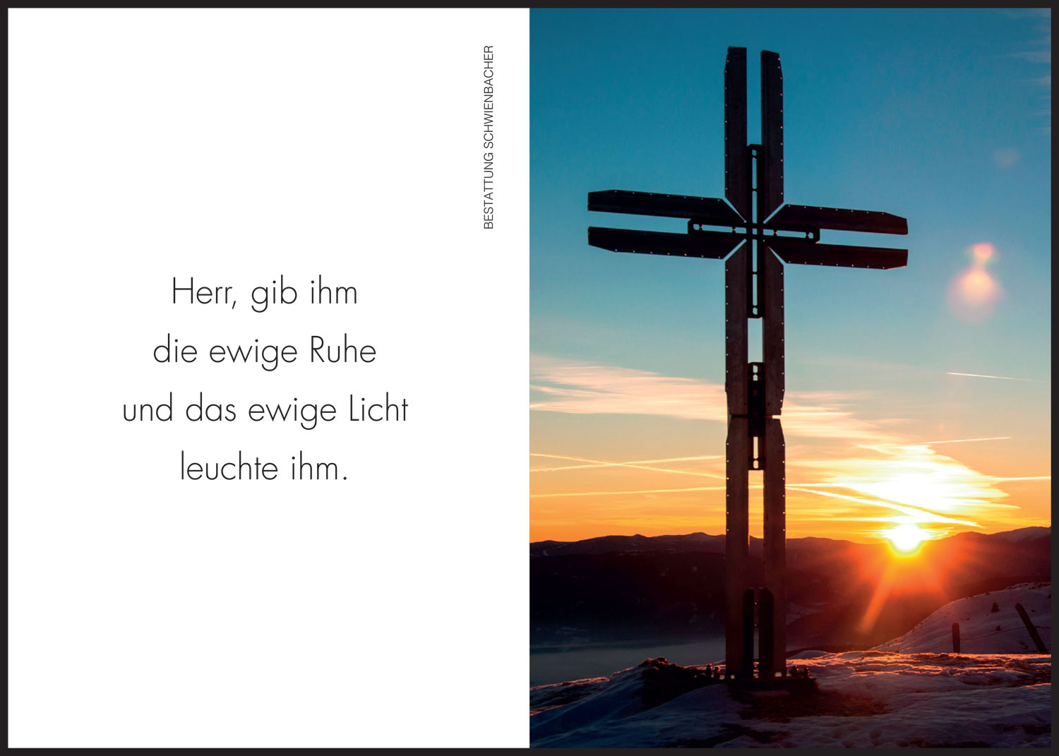 Sterbebild: Hans Mair