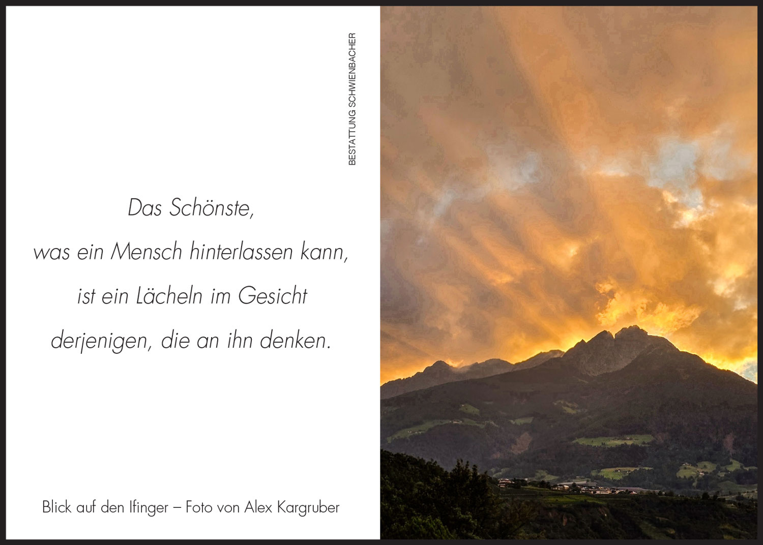 Sterbebild: Rudi Kargruber