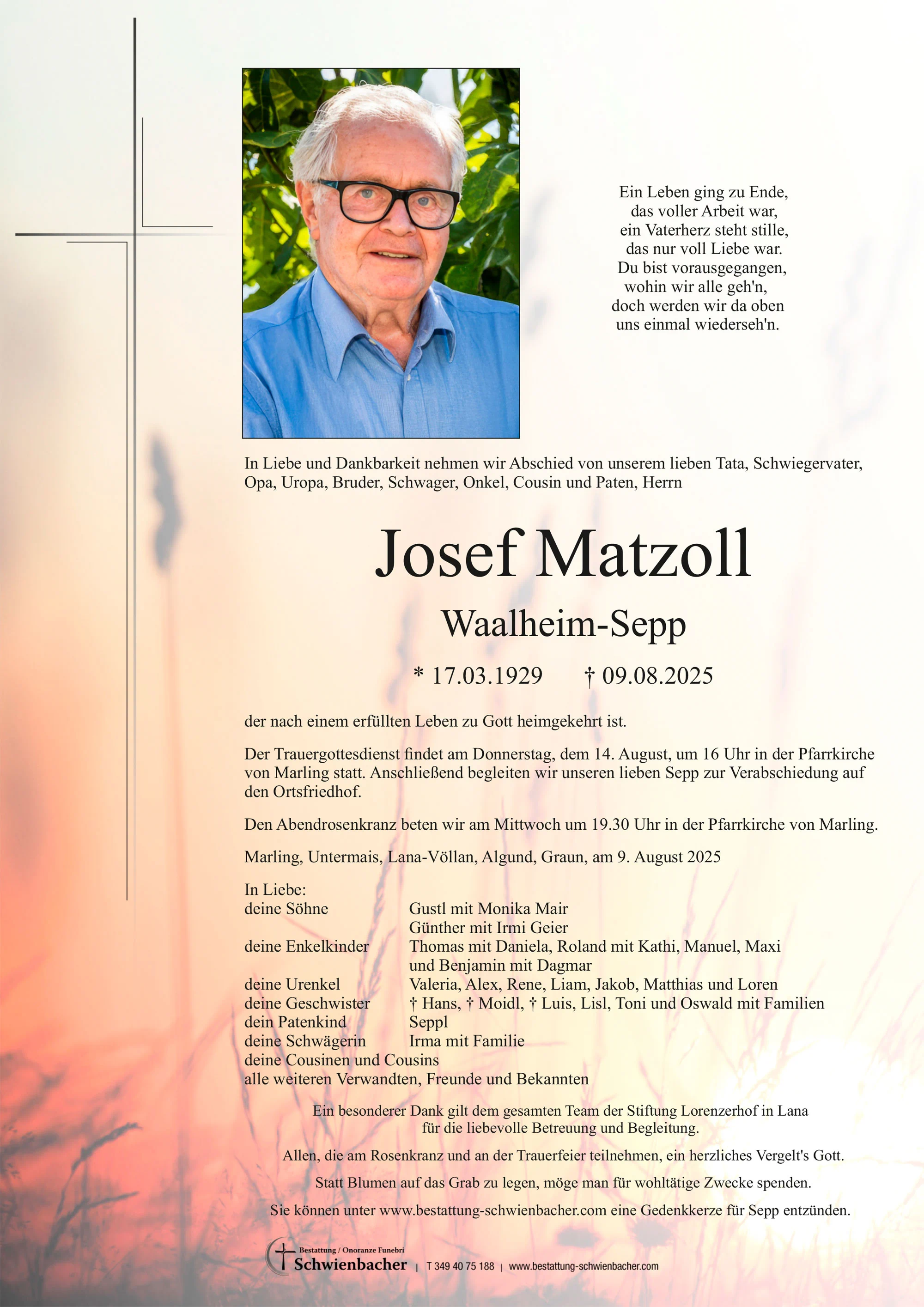 Parte: Josef Matzoll 