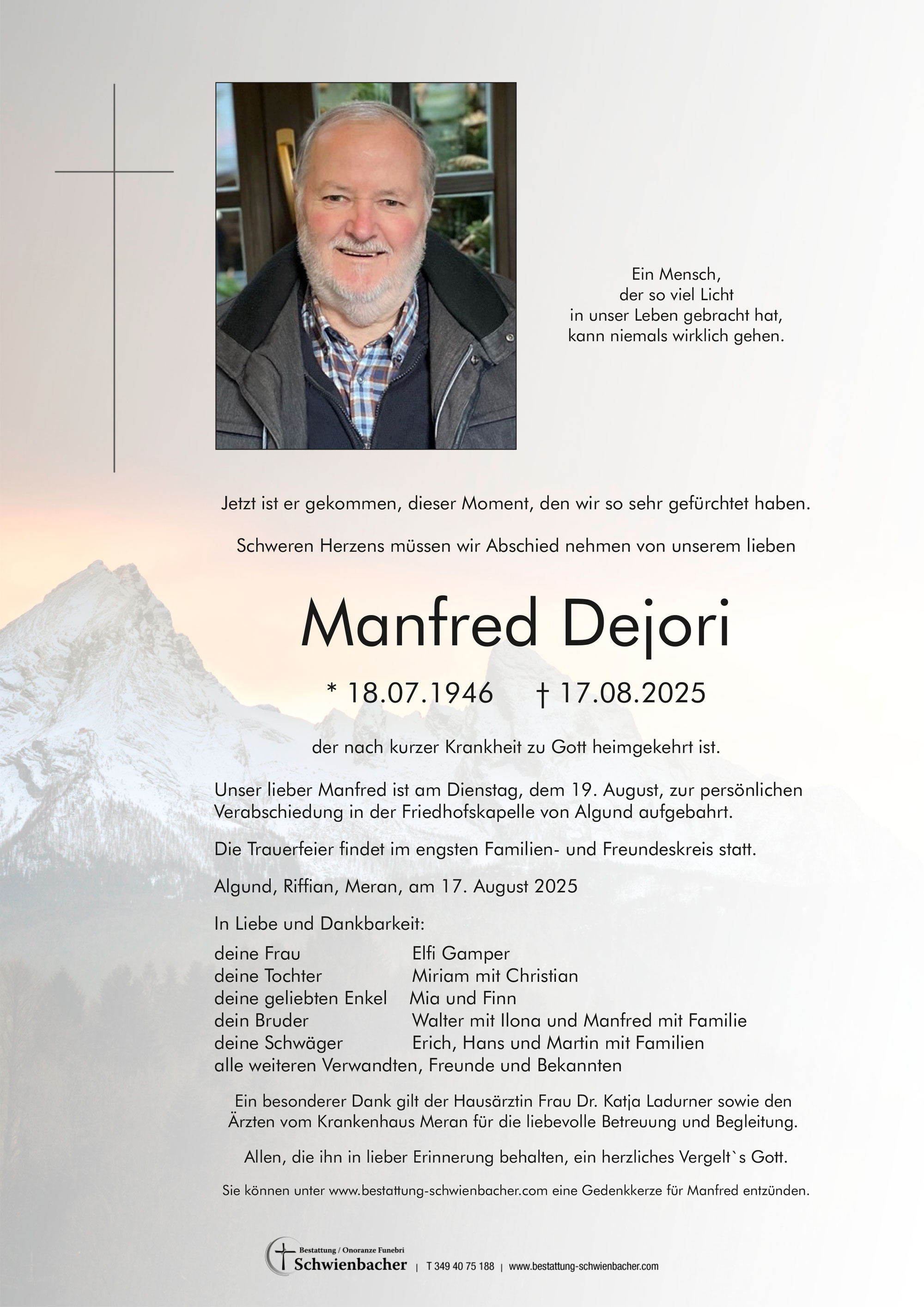 Parte: Manfred Dejori 